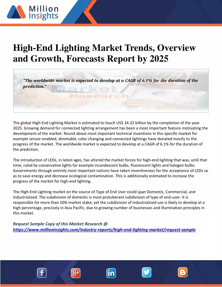 high end lighting market trends overview