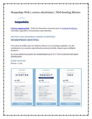 hospedaje web y correo electr nico web hosting