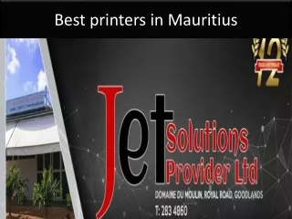 Best printers in Mauritius