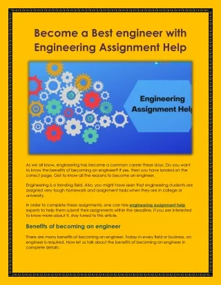 become a best engineer with engineering