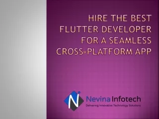 hire the best flutter developer for a seamless cross platform app