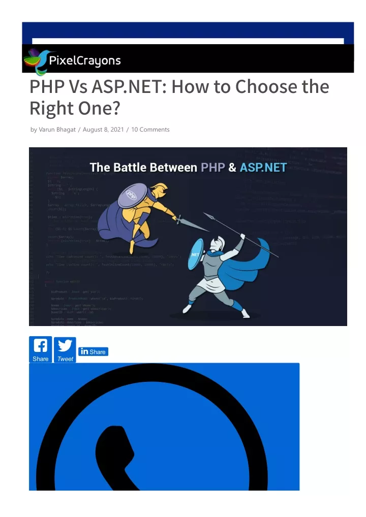 php vs asp net how to choose the right one