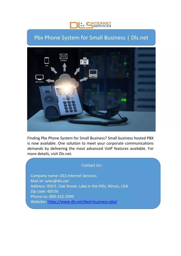pbx phone system for small business dls net