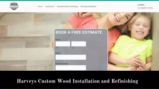 harveys custom wood installation and refinishing