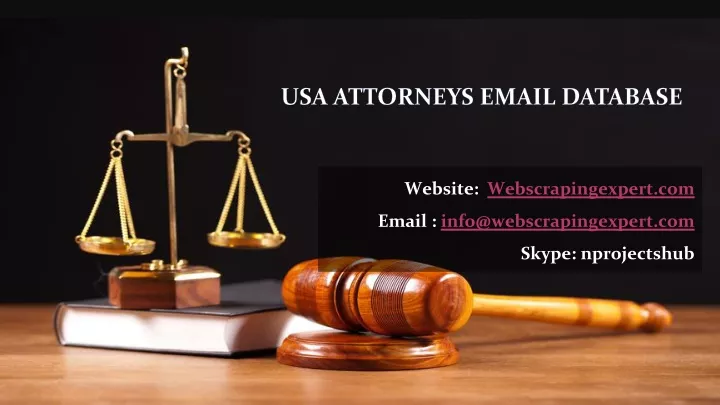 usa attorneys email database