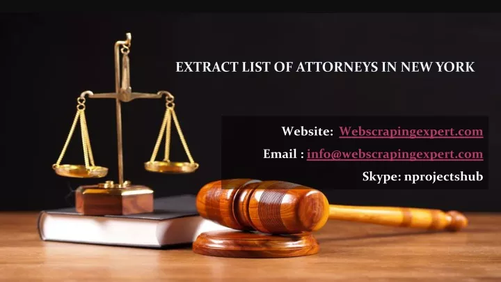 extract list of attorneys in new york