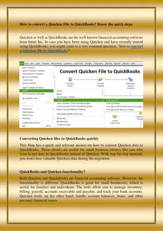 how to convert a quicken file to quickbooks know