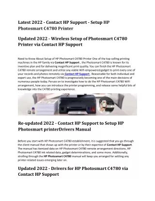 latest 2022 contact hp support setup