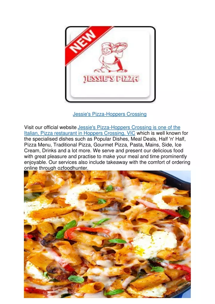 jessie s pizza hoppers crossing visit