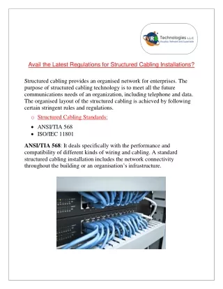 avail the latest regulations for structured