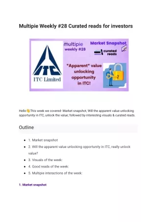 Multipie Weekly #28 Curated reads for investors