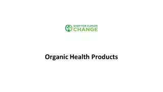 Organic Health Products