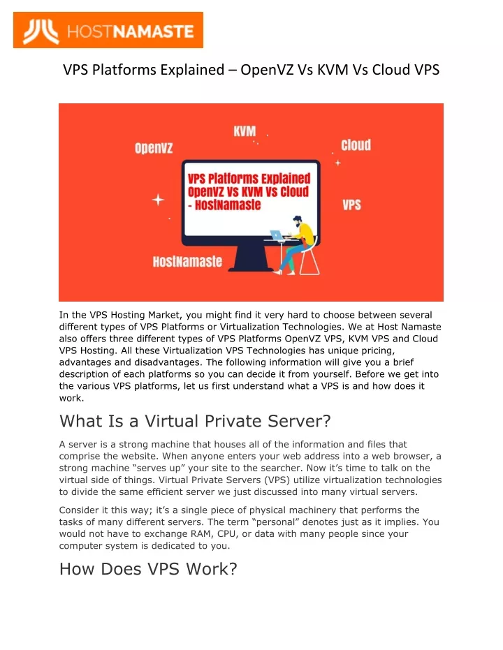 vps platforms explained openvz vs kvm vs cloud vps