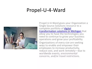Big Data  IT service providers Michigan - Propel-U-4-Ward