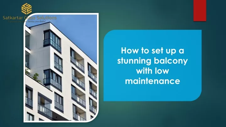 how to set up a stunning balcony with
