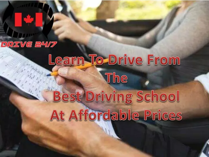 learn to drive from the best driving school