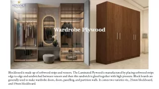 Wardrobe Plywood