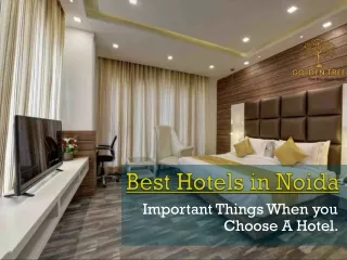 best hotels in noida