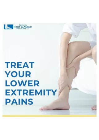 Treat Your Lower Extremity Pain