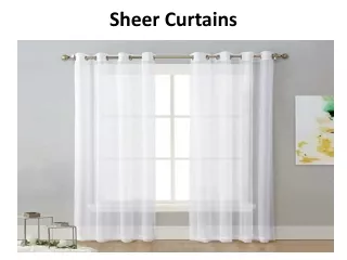 sheer curtains