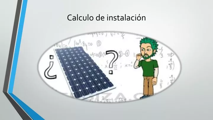 calculo de instalaci n