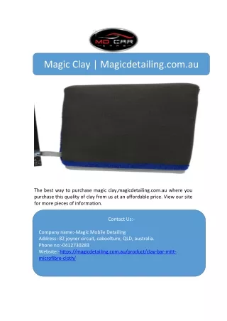 magic clay magicdetailing com au
