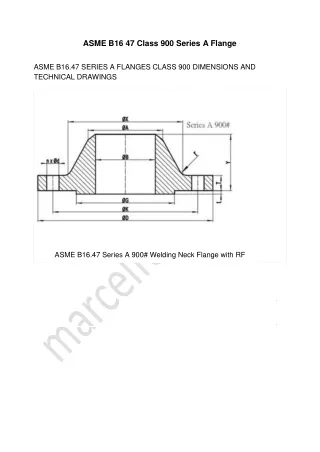 ASME-B16-47-Class-900-Series-A-Flange-Dimensions-and-Technical-Drawings