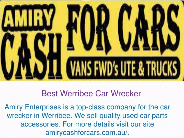 best werribee car wrecker