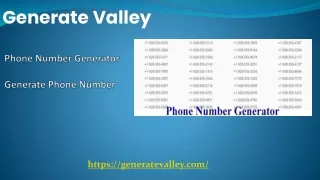 Random Real Phone Number Generator – Random Phone Numbers