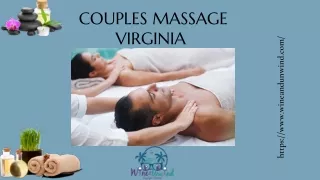 Get our Couples massage with spa service in Virginia Beach