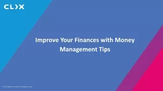 Improve Your Finances with Money Management Tips