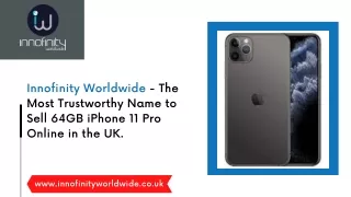 Sell iPhone 11 Pro 64GB and iPhone 11 256GB Online in UK