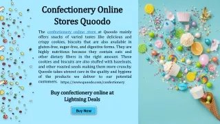 confectionery online store quoodo