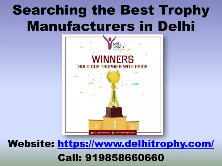 searching the best trophy manufacturers in delhi