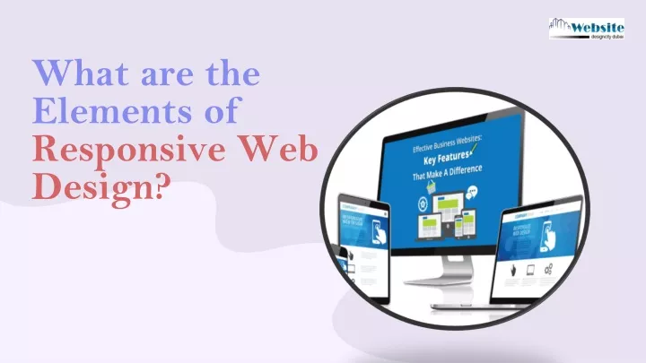 what are the elements of responsive web design