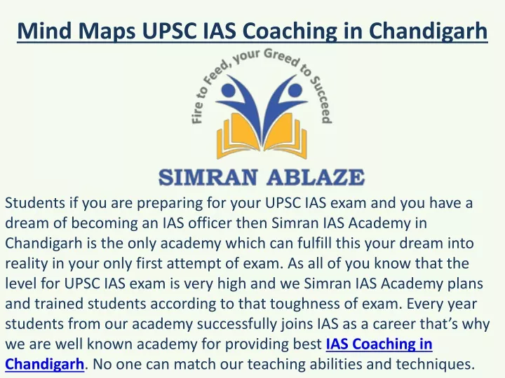 mind maps upsc ias coaching in chandigarh