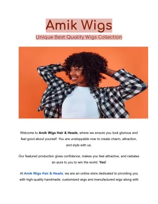 Amik Wigs Hair & Heads