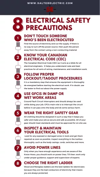 8 Electrical Safety Precautions
