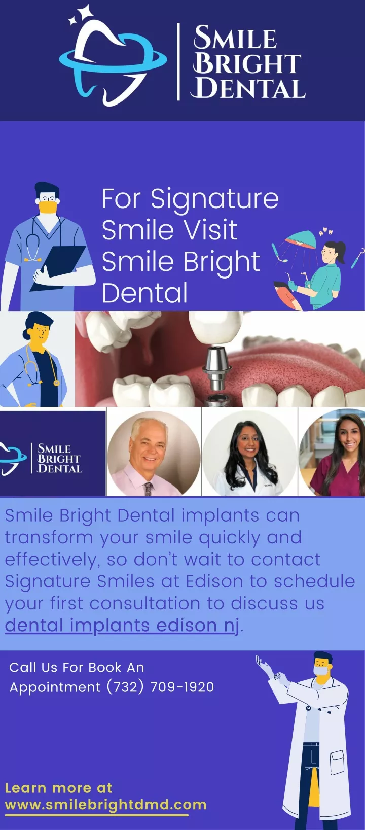 for signature smile visit smile bright dental