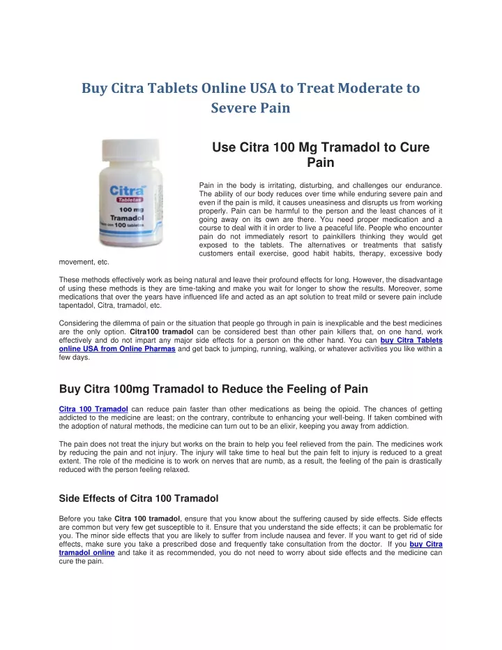 buy citra tablets online usa to treat moderate