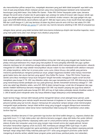 Info Situs Daftar Pkv Games - Poker Pkv Online Terbesar Mainkan Cuplikan Game On