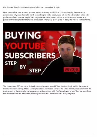 20 Reasons You Need to Stop Stressing About buy youtube subscribers fast