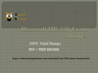 2022 DumpsOwner Microsoft MB-330 exam dumps