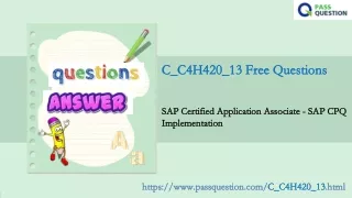 c c4h420 13 free questions c c4h420 13 free