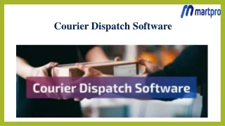 courier dispatch software