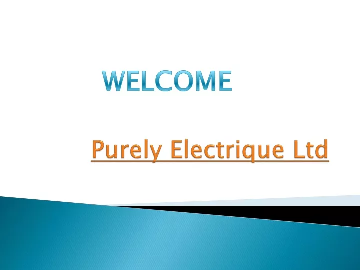 purely electrique ltd