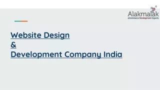 Alakmalak Technologies- web design and web development company in India