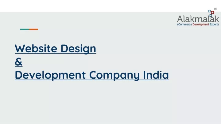 website design development company india