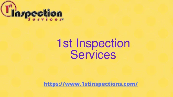 1st inspection services