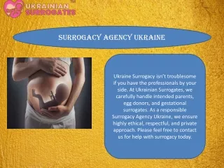 Surrogacy Agency Ukraine